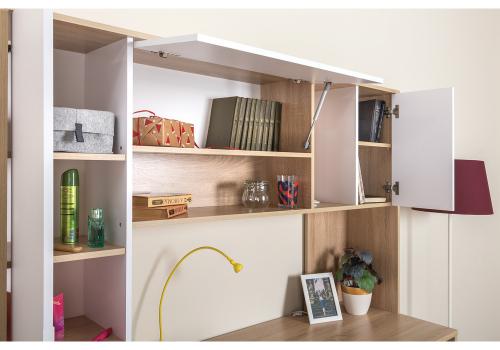 Фото Компьютерный стол Mobi Комфорт 12.95 N дуб сонома /  белый шагрень