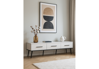 Фото ТВ-тумба Woodville Орсиэль белый