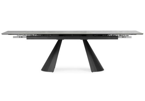 Фото Керамический стол Woodville Шелтон 180(260) carla larkin / черный