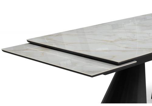 Фото Керамический стол Woodville Шелтон 180(260) carla larkin / черный