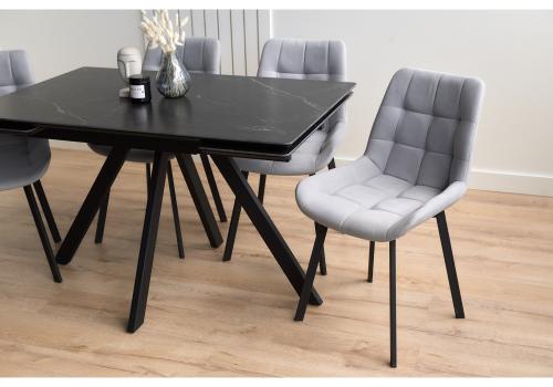 Фото Керамический стол Notta Вилли 120(180) shakespeare black / черный