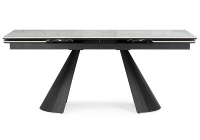 Фото Керамический стол Woodville Шелтон 180(260) carla larkin / черный