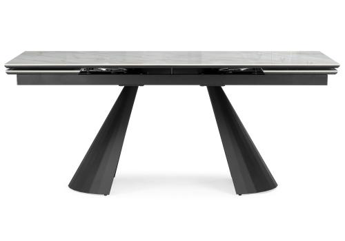 Фото Керамический стол Woodville Шелтон 180(260) carla larkin / черный