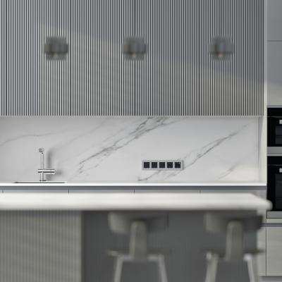 Фото Рамка из поликарбоната на 5 постов Slab Werkel W0052965 серебро