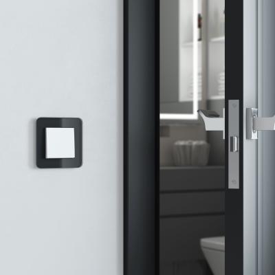 Фото Рамка из стекла на 1 пост Werkel Elite W0012448 черный