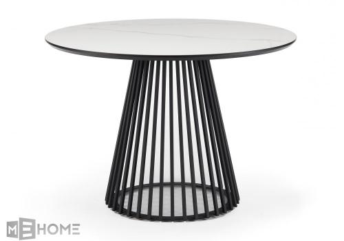 Фото Керамический стол Notta Нэнси 110 patagonoa bianco repose / черный