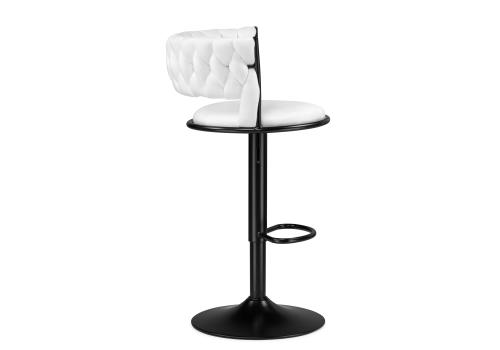 Фото Барный стул Woodville Lotus white / black
