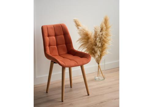 Фото Стул деревянный Notta Челси терракотовый / светлое дерево