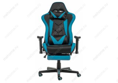 Фото Компьютерное кресло Woodville Kano черное / голубое