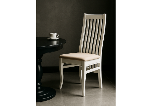Фото Стул деревянный Woodville Арлет белый / tenerife latte