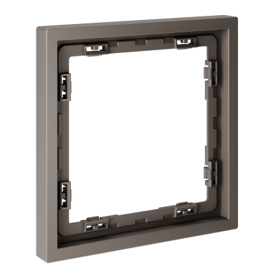 Фото Рамка пластиковая на 1 пост Voltum S70 VLS100114, капучино