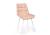 Стул на металлокаркасе Notta Челси П бежевый / белый