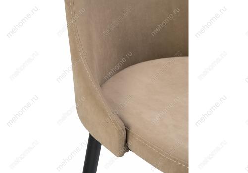 Фото Барный стул Woodville Джама бежевый / черный матовый
