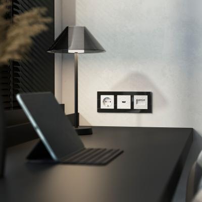 Фото Накладка для розетки HDMI Werkel Hammer W1296001 белый