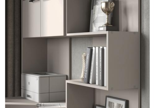 Фото Компьютерный стол Woodville Эльброни левый кашемир