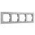 Рамка из поликарбоната на 4 поста Werkel Hammer W0042406 серебряный