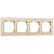 Рамка из стекла на 4 поста Werkel Favorit W0041111 шампань