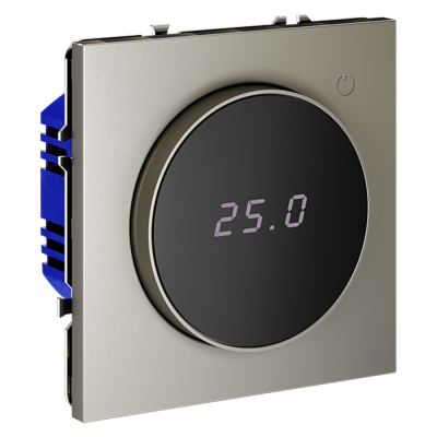 Фото Терморегулятор электронный для теплого пола Voltum S70, шелк, VLS070104