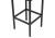 Фото Барный стул Woodville Лофт кожзам d6 / черный матовый
