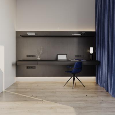 Фото Рамка пластиковая на 4 поста Voltum S70, черный матовый, VLS100408