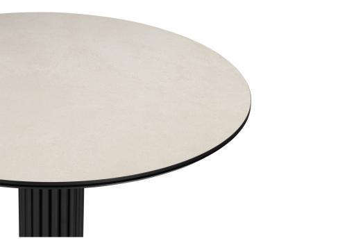 Фото Керамический стол Notta Кэмерон 110 krater perla repose / черный