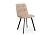 Стул на металлокаркасе Notta Чилли бежевый / черный