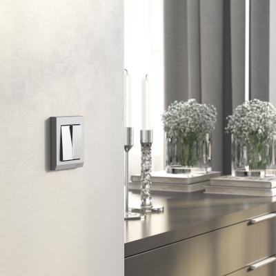 Фото Рамка из поликарбоната на 1 пост Werkel Stark W0011865 серебряный матовый