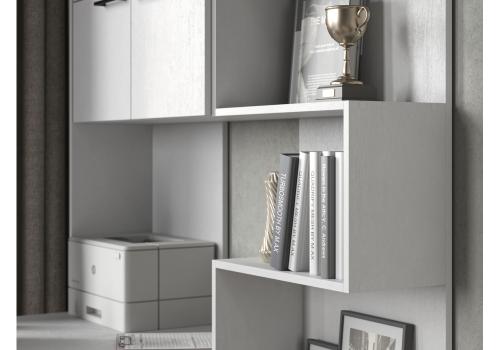 Фото Компьютерный стол Woodville Эльброни левый белый