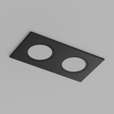 Фото Влагозащищенный встраиваемый светильник Denkirs Port DK3112-BK