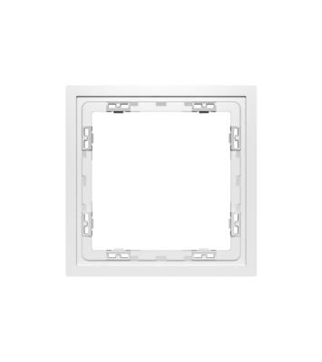 Фото Рамка пластиковая на 1 пост Voltum S70, белый матовый, VLS100102