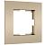Рамка пластиковая на 1 пост Werkel Slab W0012911 шампань софт