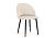 Стул на металлокаркасе Woodville Дарлин молочный / черный