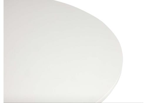 Фото Стол деревянный Notta Барел 90 белый / золото