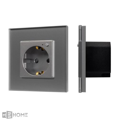 Фото Умная Wi-Fi розетка Arlight SCT-OMALI-EUZB1-PL-GR серая
