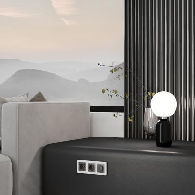 Фото Накладка для розетки USB Werkel W1179544 графит акрил