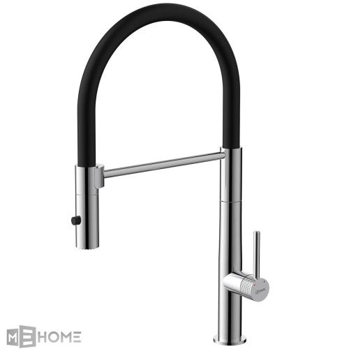 Фото Смеситель для кухни с гибким изливом Lemark Beluga LMF-8074B-C, хром