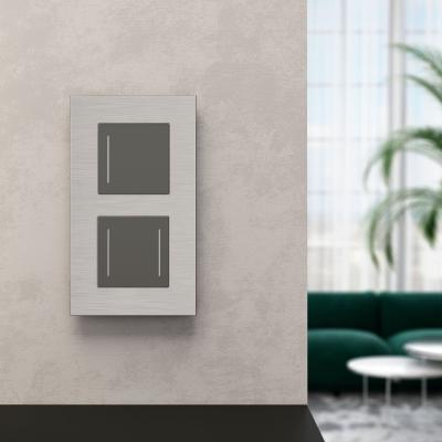 Фото Рамка из металла на 2 поста Werkel АluMax W0023506 алюминий