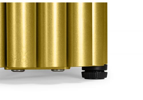 Фото Стол деревянный Notta Бавария B 200 х 90 белая пленка шагрень / золото