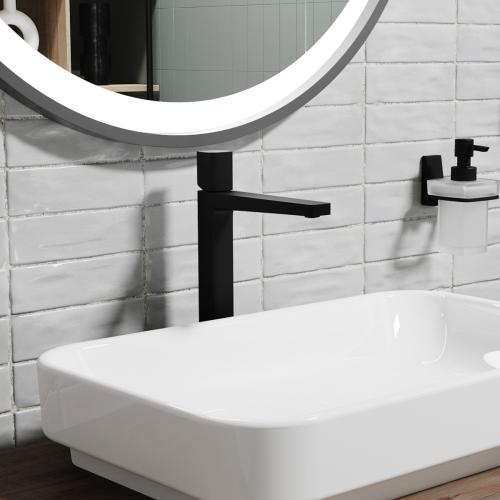 Фото WasserKraft Nuthe 9103H смеситель для раковины высокий черный