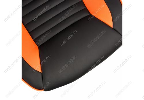 Фото Компьютерное кресло Woodville Leon черное / оранжевое