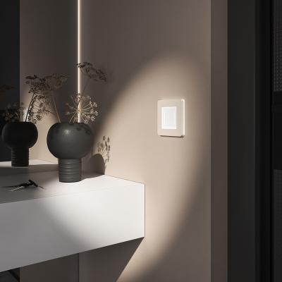 Фото Рамка из поликарбоната на 1 пост Split Werkel W0013066 айвори/белый, soft-touch