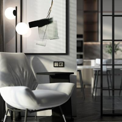 Фото Розетка с заземлением Werkel W1271004 дымчатый