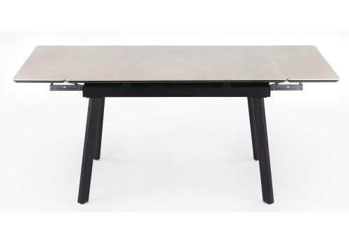 Фото Керамический стол Notta Норман 120(180) carmen light grey / черный