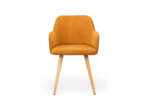 Фото Стул деревянный Notta Инфини терракота / светлое дерево