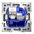 Розетка ТВ+Ethernet RJ-45 кат.6 Voltum S70 VLS060703, кашемир Фото Розетка ТВ+Ethernet RJ-45 кат.6 Voltum S70 VLS060703, кашемир