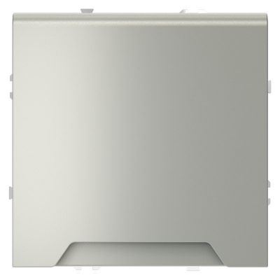 Фото Розетка встраиваемая с крышкой VOLTUM S70 VLS040305, сталь