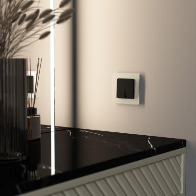 Фото Рамка из стекла на 1 пост Werkel Senso W0013111 шампань soft-touch