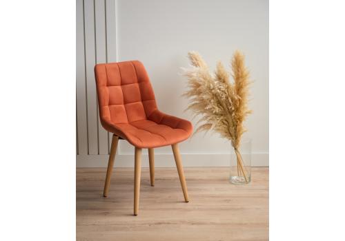 Фото Стул деревянный Notta Челси терракотовый / светлое дерево