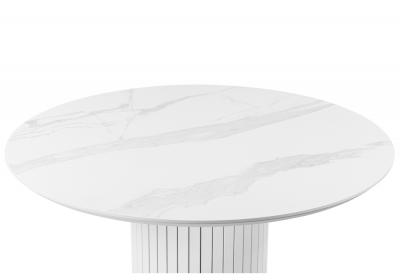 Фото Керамический стол Notta Гравент 110 patagonoa bianco repose / белый