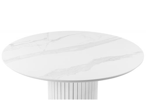 Фото Керамический стол Notta Гравент 110 patagonoa bianco repose / белый